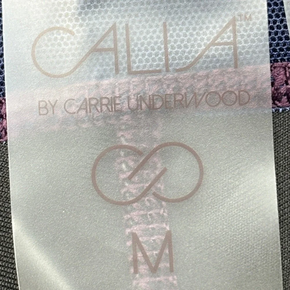 CALIA‎ by Carrie Underwood Purple Mandala Mesh Capri Leggings WAX12020PRT Medium